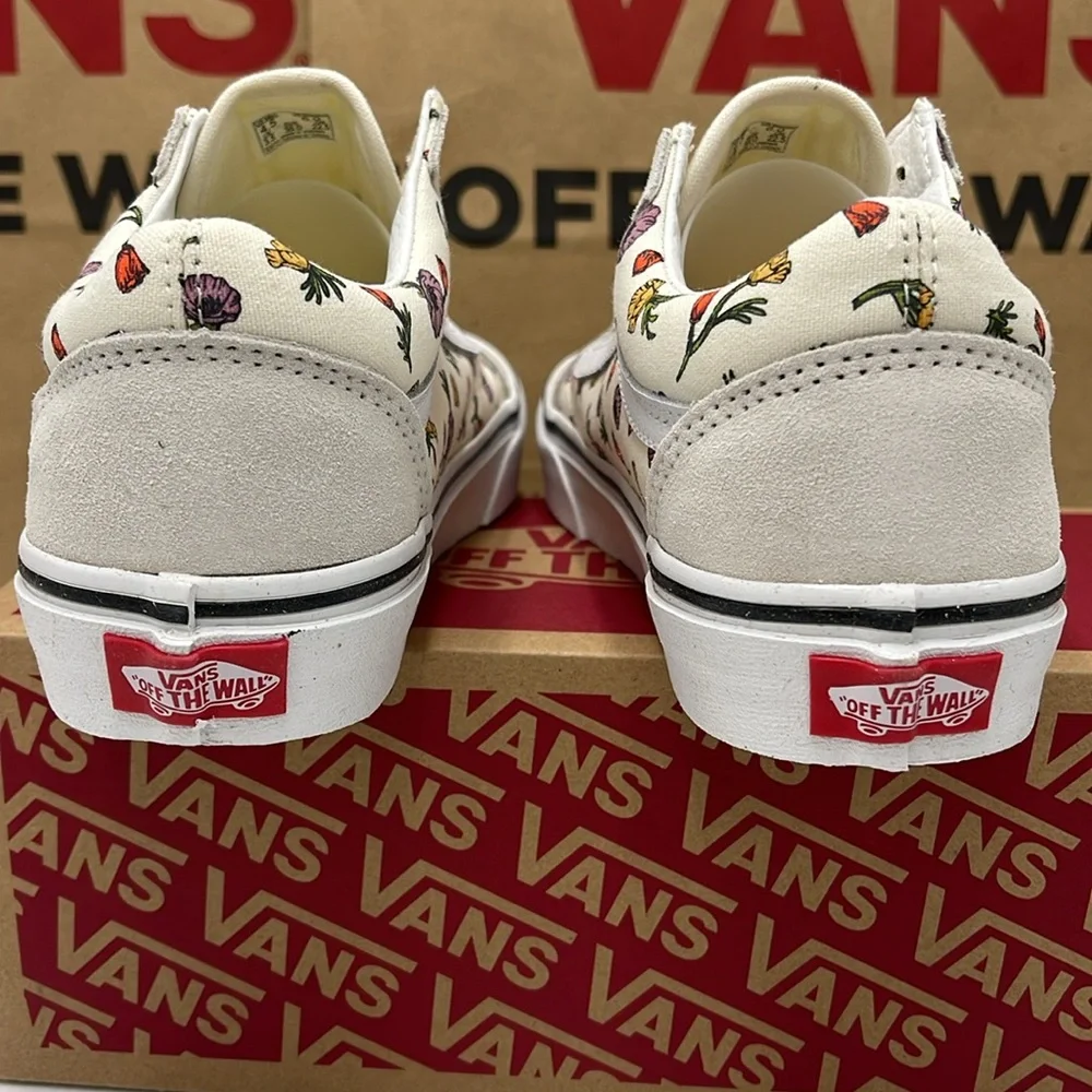 Vans WMNS Floral Canvas Sneakers Old Skool Poppy Floral Cream VNA5KRSCRM
